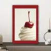 Cupcake - Kers - Rood canvas 2cm klein -sfeer6
