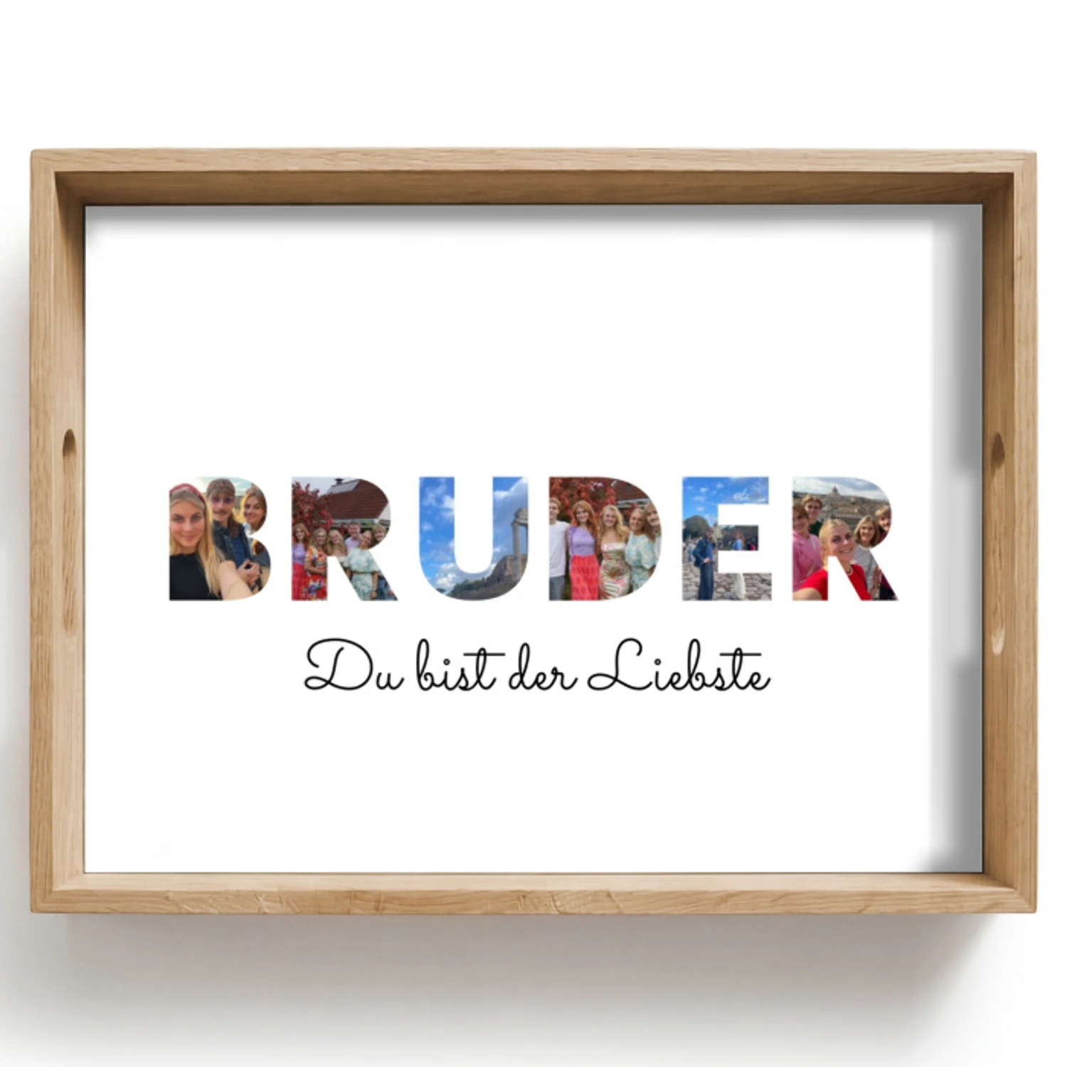 Bruder - Buchstaben-Collage Dienblad Rechthoek middel -z3d_shopping