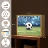 Voetbal - Stadion - Bal - Jongens Light Box met batterij (Wandlamp kind) middel -USP_websiteoverzichtNL