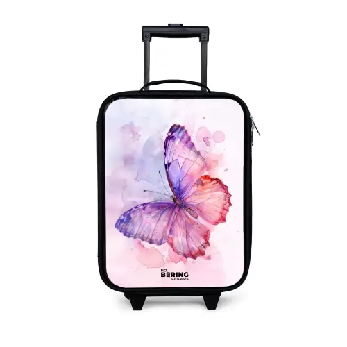 Aquarel aurora Kinderkoffer - Zwart klein -3d