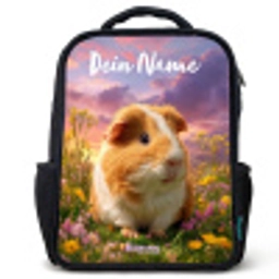 Cavia - Natuur - Dier Rugzak - Zwart middel -3d