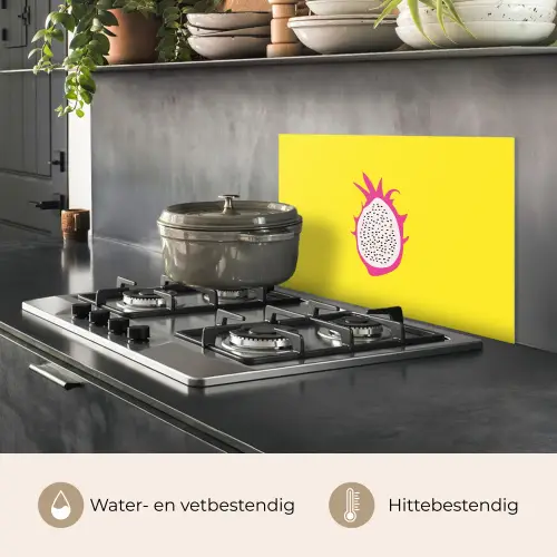 Illustratie - Drakenvrucht - Kleurrijk keuken achterwand spatscherm klein -usp_NL