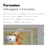 Goudvissen - Oranje - Vrouw - Blond Muismat XXL klein -sfeer5