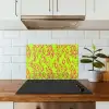 Slang - Neon - Groen - Roze keuken achterwand spatscherm klein 900 -sfeer2