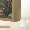 Kerst - Gnomen - Peperkoekhuisje - Rood - Groen Light Box met batterij (Wandlamp) middel -USP_websiteoplaadbaarNL