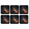 Piramide - Woestijn - Licht onderzetter kurk middel -3d