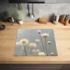 Strobloemen - Wit - Daglicht Inductie beschermer vinyl 3mm middel -sfeer5