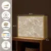 Bruin - Kristaladers - Marmer Light Box met batterij (Wandlamp) middel 907 -USP_websiteoverzichtNL
