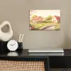 Schapen - Huisje - Platteland poster papier klein -sfeer1
