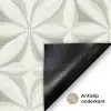Abstract - Structuur - Grijs - Wit Deurmat klein 898 -antislip_NL