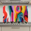 Abstract - Kleurrijk - Golven - Lijnen keuken achterwand spatscherm klein -3d_website