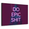 Buste - Neon - LED - Letters Textielframe - compleet frame klein -3d