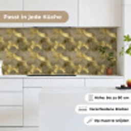 Modern - Geometrisch - Goud keuken achterwand 2 middel 871 -sfeer4_DE
