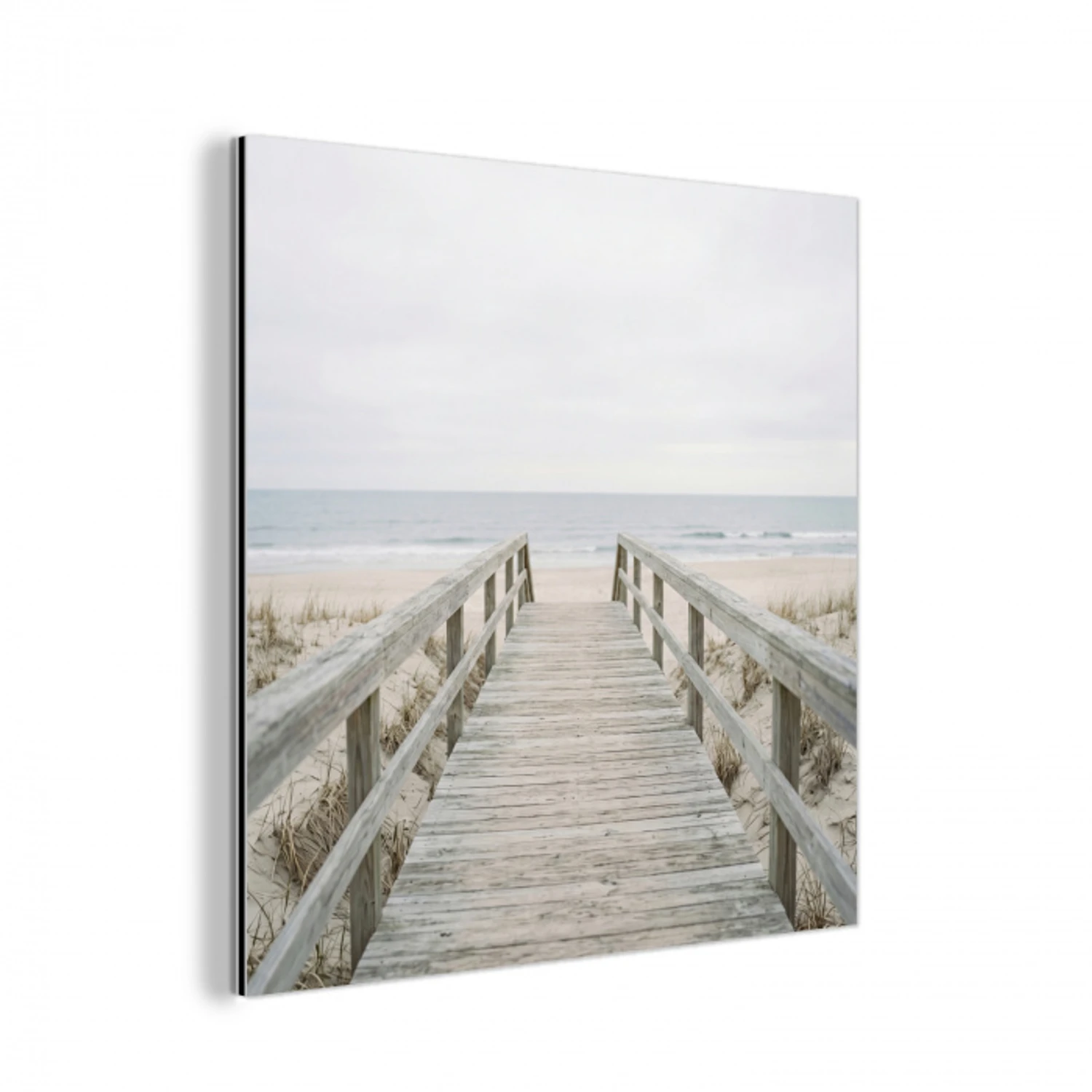 Duinen - Vlonder - Oceaan aluminium wit klein -3d