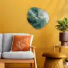 Groen - Modern - Marmer - Abstract Wandcirkel Organisch Forex 3mm klein -sfeer4
