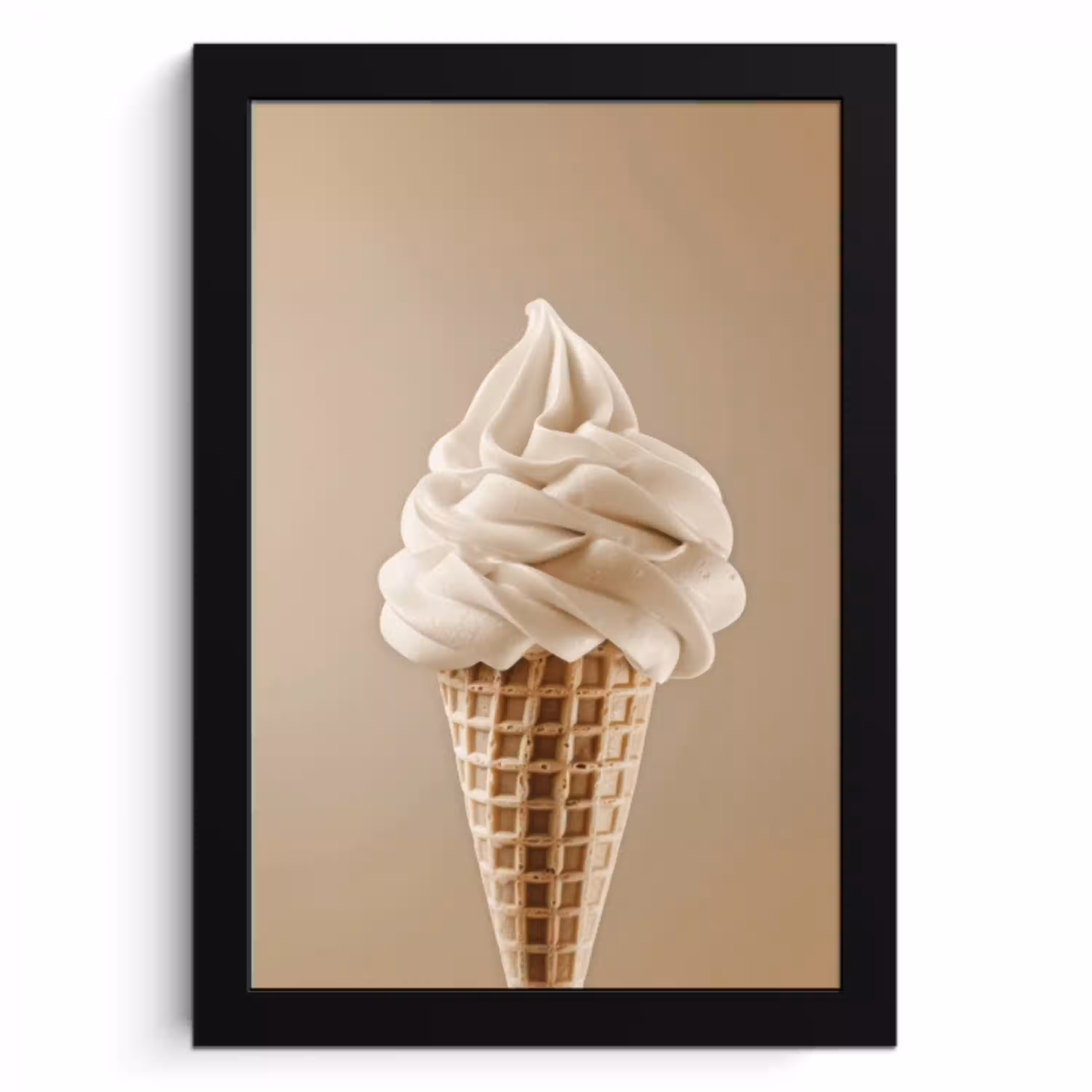 IJs - Softijs - Romig - Hoorntje - Beige KitchenYeah - Keuken - Fotolijst klein -3d