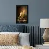 Kaarslicht - Kerst - Veelkleurig fotolijst zwart zonder passe partout klein -sfeer3