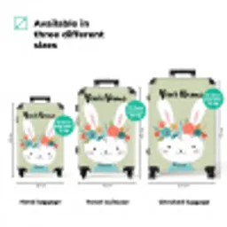 Hippie haas NBS - Handbagage koffer - Kinderen Unisex middel zzzzzzVergelijking_3EN