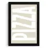 Pizza - Decoratie - Japandi - Wit KitchenYeah - Keuken - Fotolijst klein -3d