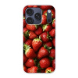 Aardbei - Fruit - Rood Telefoonhoesje iPhone 17 Pro klein -3d