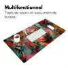 Vrouw - Kauwgom - Graffiti - Love Muismat XXL klein -zsfeer4_frans
