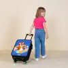 Tijger - Zwemband - Water Kinderkoffer - Zwart klein -sfeer1