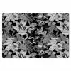 Zomer - Vlinder - Zwart - Grijs Placemat vinyl groot 368 -zzsfeer1_Kitchenyeah-website