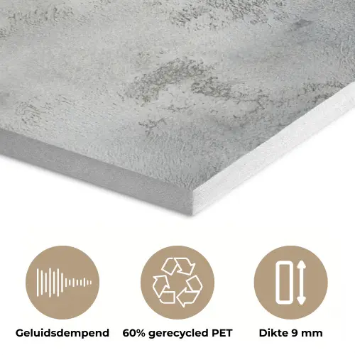 Winter - Kerst - Beton - Dennenappels PET vilt klein -closeup_NL