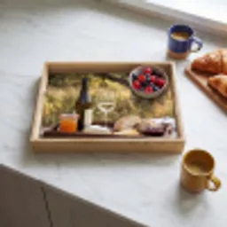 Picknick - Wijn - Kaasplankje Dienblad Rechthoek middel -sfeer2