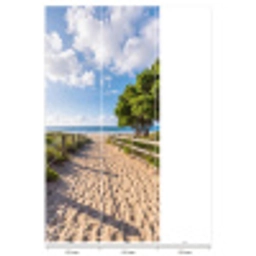 Strand - Zandpad - Oceaan - Natuur Behang Vlies klein -USP_banen