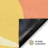 Vogels - Cirkels - Geel Deurmat klein -antislip_NL