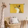 Cheetah - Illustratie - Geel Wandkleed katoen klein -wsfeer5_kind