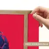 Rood - Voetbal - Abstract - Verfspatten Light Box met batterij (Wandlamp kind) middel -USP_websiteprintNL