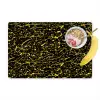 Spat - Waterverf - Geel - Zwart Placemat vinyl groot 368 -zzzproduct_Kitchenyeah-website