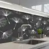 Design - Paardenbloem - Plant keuken achterwand 2 middel 871 -3d_schuin