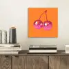 Discoballen - Kers - Spiegels - Roze aluminium wit klein -sfeer1
