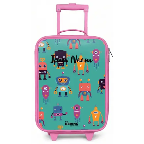 Robo rave Kinderkoffer - Roze klein -zz3dotto