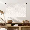 Patronen - Abstract - Beige - Geometrie Wandkleed katoen middel 269 -sfeer5