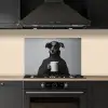 Coltrui - Hond - Bril - Mok keuken achterwand spatscherm klein -sfeer1