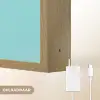 Ijsje - Stokje - Sprinkles - Lichtblauw Light Box met batterij (Wandlamp) middel -USP_websiteoplaadbaarNL