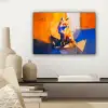 Vos - Oranje - Vormen - Abstract canvas 2cm klein -sfeer6