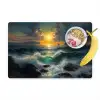 Zee - Zon - Golven - Rotsen Placemat vinyl groot -zzzproduct_Kitchenyeah-website