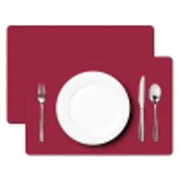 Rood - Effen kleur Placemat vinyl groot 368 -zzsfeer2_Kitchenyeah-website