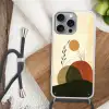 Planten - Abstract - Vormen Hoesje iPhone 16 Pro Max met koord klein -sfeer4