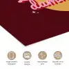 love your damn self - Cirkel - Glitter - Rood poster papier klein -closeup_NL