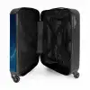 Heks op een bezem in de nacht NBS - Handbagage koffer - Kinderen Unisex middel -binnenkant