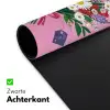 Bloemen - Quote - Kaartje - Kleurrijk Muismat XXL klein -sfeer2