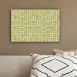 Vlecht - Patroon - Groen canvas 2cm klein 34 -sfeer3