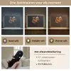 Orchidee - Doorzichtig - Bloem Light Box met batterij (Wandlamp) middel -USP_lichtkleurNL
