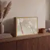 Bloemen - Wit - Planten Light Box met batterij (Wandlamp) middel -sfeer2